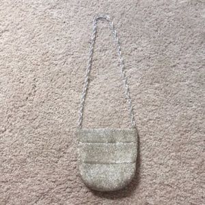 WALBORG ☆ Vintage Silver Beaded Handbag